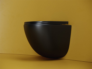 Подвесной унитаз CeramicaNova Vogue Торнадо CN4008TMB Soft Close