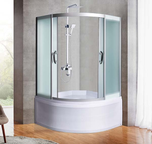 Душевая шторка на ванну River Eger 135 MT, 135х150, матовый