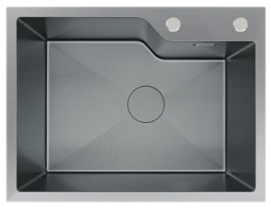 Кухонная мойка Axus LS-6045BD с коландером и дозатором