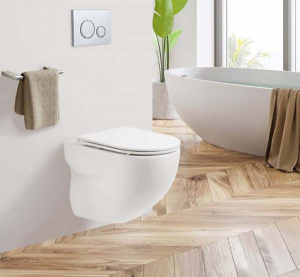 Подвесной унитаз BelBagno Onda безободковый, белый
