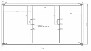 Каркас для ванны Cersanit Lorena 140 / K-RW-LORENAx140n