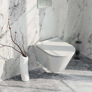 Подвесной унитаз Kerama Marazzi Plaza Modern, белый