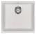 Кухонная мойка AquaSanita Fast SQF 102, 44х42, alba