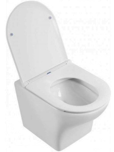 Подвесной унитаз BelBagno Kraft безободковый, белый