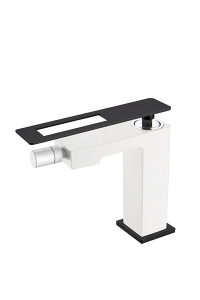 Смеситель для биде Boheme Q 146-WB White Black