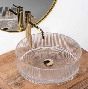 Умывальник Rea Ingrid Transparent U0278