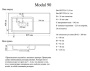 Умывальник Madera Modul 90