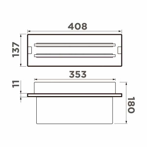 Держатель для досок Omoikiri FP-03 PRO GB