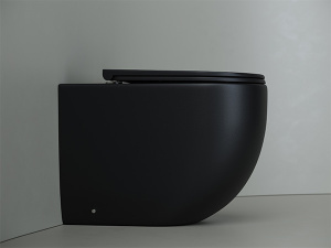 Приставной унитаз CeramicaNova Metropol CN4004MB Rimless Soft Close