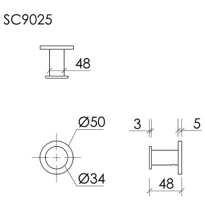 Крючок Sancos Base SC9025MB