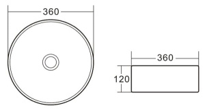 Умывальник BelBagno BB1357