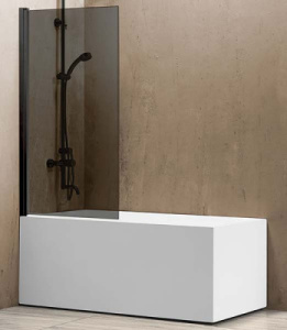Душевая шторка на ванну Vincea VSB-11800CGB, 80х140, тонированный