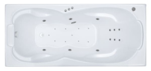 Гидромассажная ванна Triton Цезарь люкс Flat, 180х80