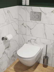 Подвесной унитаз Cersanit Brasko Smart Clean On DPL EO Slim LP / 64824