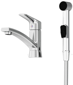 Смеситель для умывальника Damixa Jupiter 770230001 с гигиеническим душем