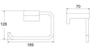 Держатель для полотенец Rose RG1806H