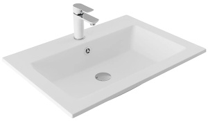 Умывальник Aquanet Электра 70 белый матовый
