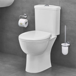 Напольный унитаз Grohe Bau Ceramic 39347000 безободковый с крышкой Soft Close