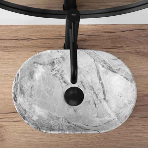 Умывальник Rea Amelia Mini Stone Matt U9109