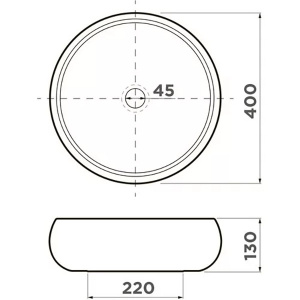 Умывальник Omoikiri Fumico-NU Natceramic