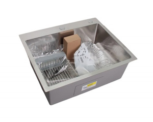 Кухонная мойка Wisent WS-36050D-114 с коландером и дозатором