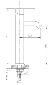 Смеситель для умывальника Haiba HB11811