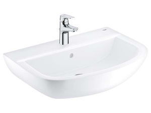 Комплект умывальник Grohe Bau Ceramic 39472000 со смесителем Start Flow и сифоном