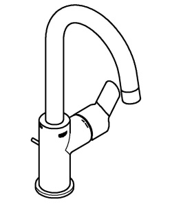 Смеситель для умывальника Grohe BauEdge 23760000