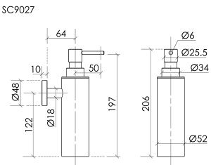 Дозатор Sancos Base SC9027BG