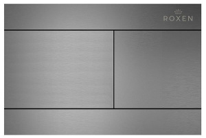 Кнопка для инсталляции Roxen Velar 420300GM, оружейная сталь