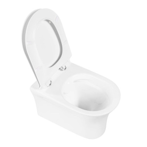 Подвесной унитаз BelBagno Ancona BB1224CHR-SM безободковый, белый