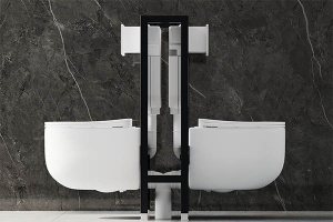 Инсталляция для подвесного унитаза Abber AC0106 двойная, механическая