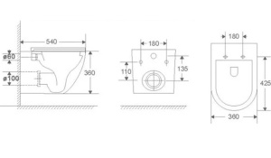 Подвесной унитаз AV Engineering Comfort X3 AVWHR203X3