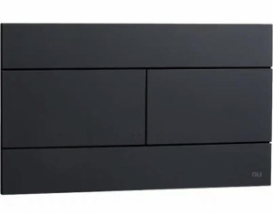 Система инсталляции OLI 80 885111 + клавиша Slim 659055 черная матовая