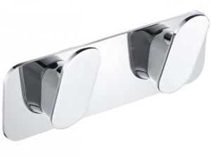 Планка с крючками Grocenberg AC0052 / AC0054 хром, 29 см 4 крючка, хром
