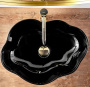 Умывальник Rea Pearl Black Shiny REA-U0858