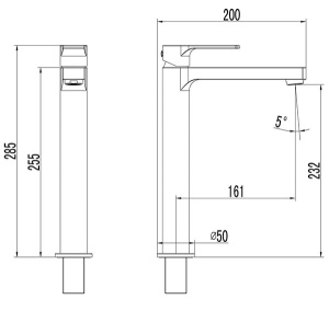 Смеситель для умывальника Lemark Plus Grace LM1509C
