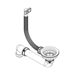 Кухонная мойка AquaSanita Tesa SQT 100, 49х51, alumetallic