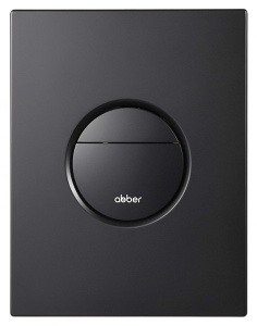 Кнопка для инсталляции Abber AC0126MB, черный матовый