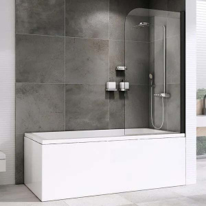 Душевая шторка на ванну Abber Ewiges Wasser AG52080 / AG52100, 80х140, прозрачный