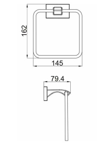 Держатель для полотенец Gappo G0704-3