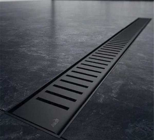 Душевой трап AlcaPlast Low APZ101 Black, 30 см