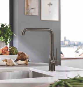 Смеситель для кухонной мойки Grohe Essence New 30269A00 / 30269AL0 / 30269DA0 / 30269GL0 / 30269GN0, темный графит глянец