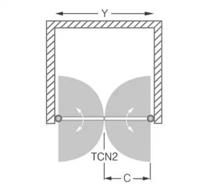 Душевая дверь Roth (Roltechnik) Tower Line TCN2