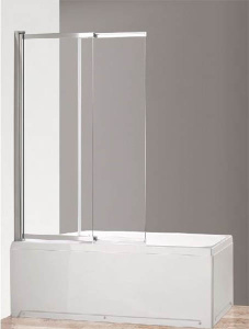 Душевая шторка на ванну Cezares Eco VF-11, 90х145, прозрачный