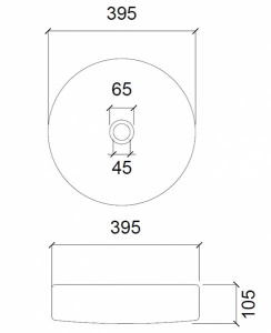 Умывальник Abber Glas AK2301GG