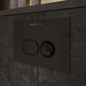 Кнопка для инсталляции Vitra Liquid 740-2101 черный глянцевый