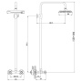 Душевая стойка Lemark Standard LM2160C