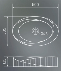 Умывальник Gid Bm888