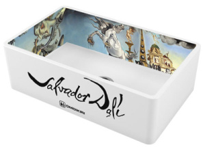Кухонная мойка Omoikiri Mikura 76 с рисунком, 76х46, white, Dali